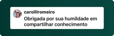 Depoimento de aluna: Aula maravilhosa, como sempre, muito importante para revisitarmos questões éticas