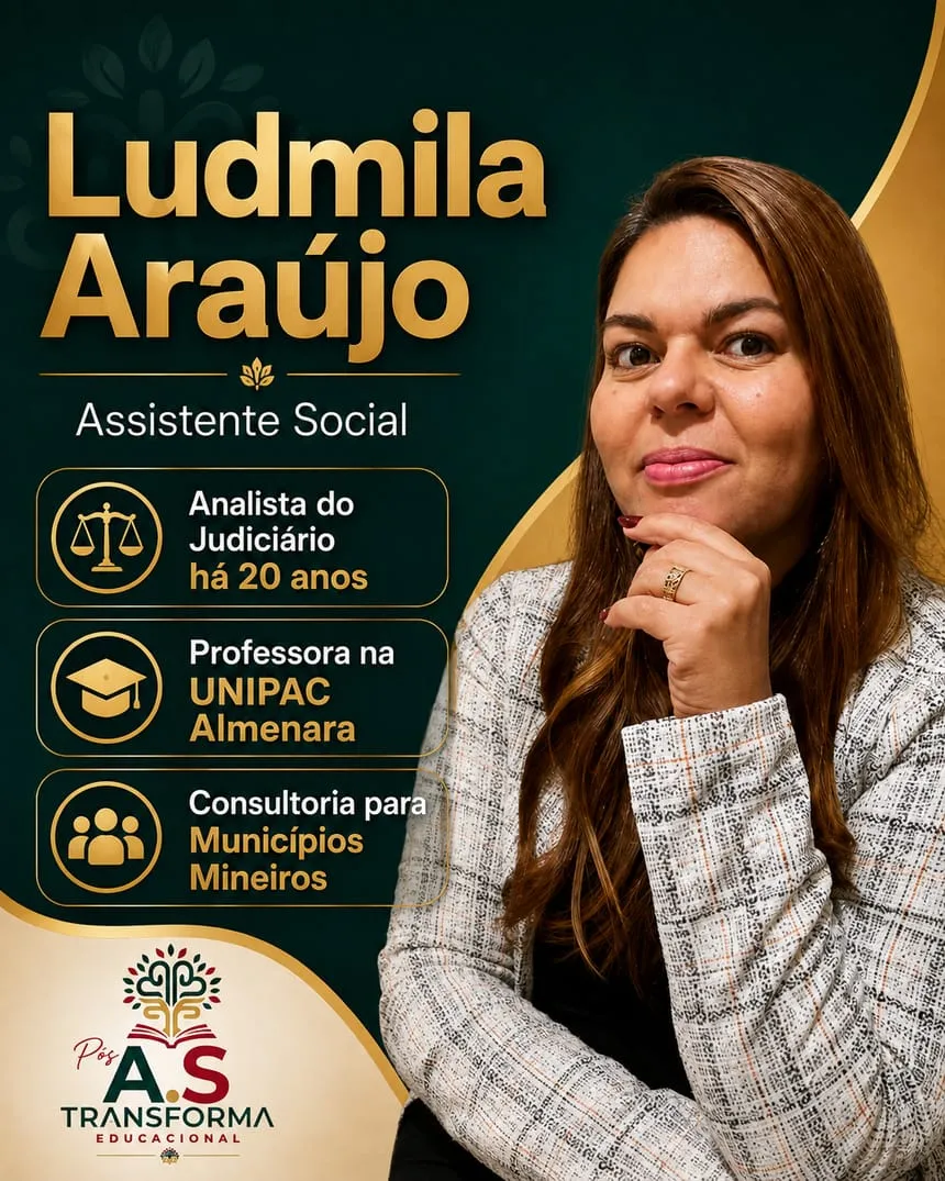 Professora Ludmila Larissa de Araújo, analista do judiciário e psicanalista