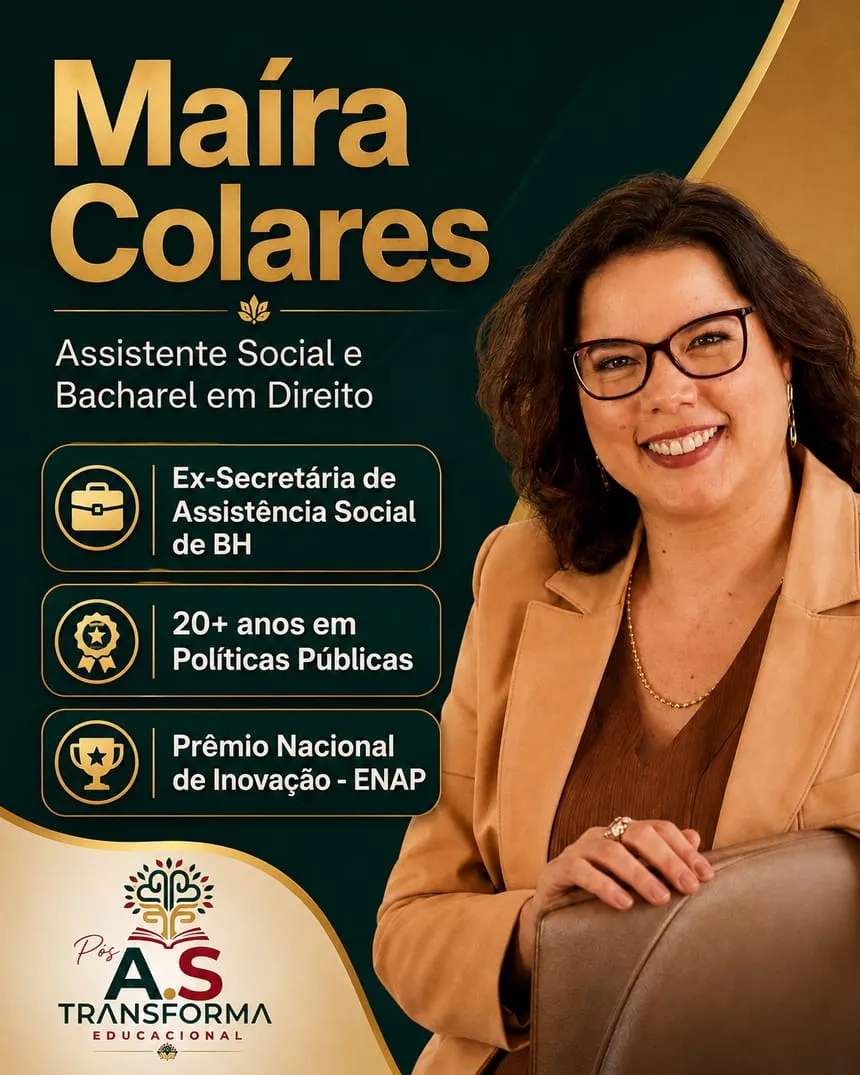 Professora Maíra Colares, mestre em Administração Pública