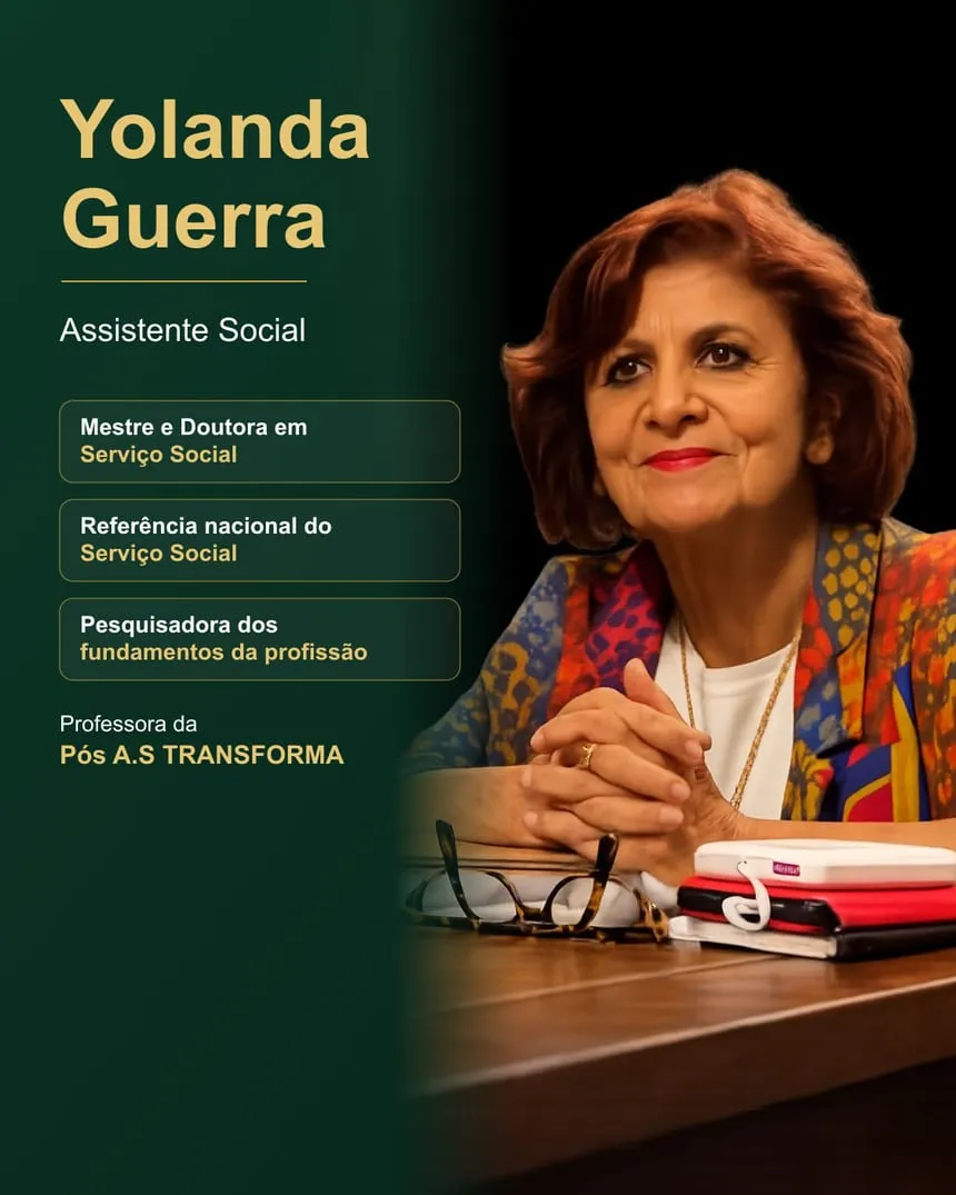 Professora Yolanda Guerra, mestre e doutora em Serviço Social, referência nacional