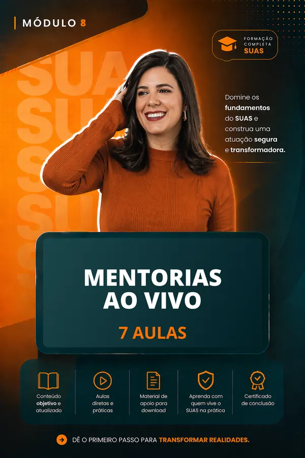 Módulo 8 — Mentorias ao vivo. 7 aulas.