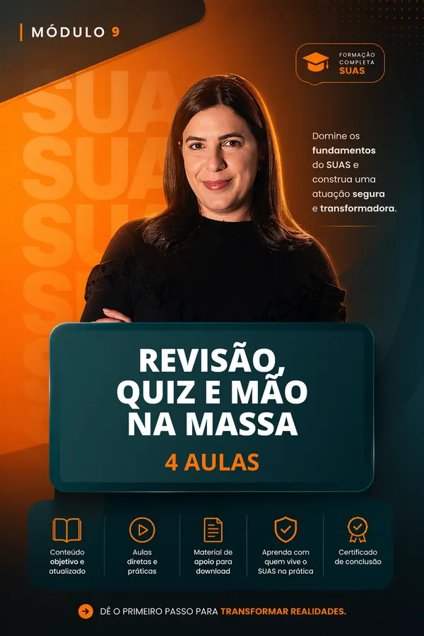 Módulo 9 — Revisão, quiz e mão na massa. 4 aulas.